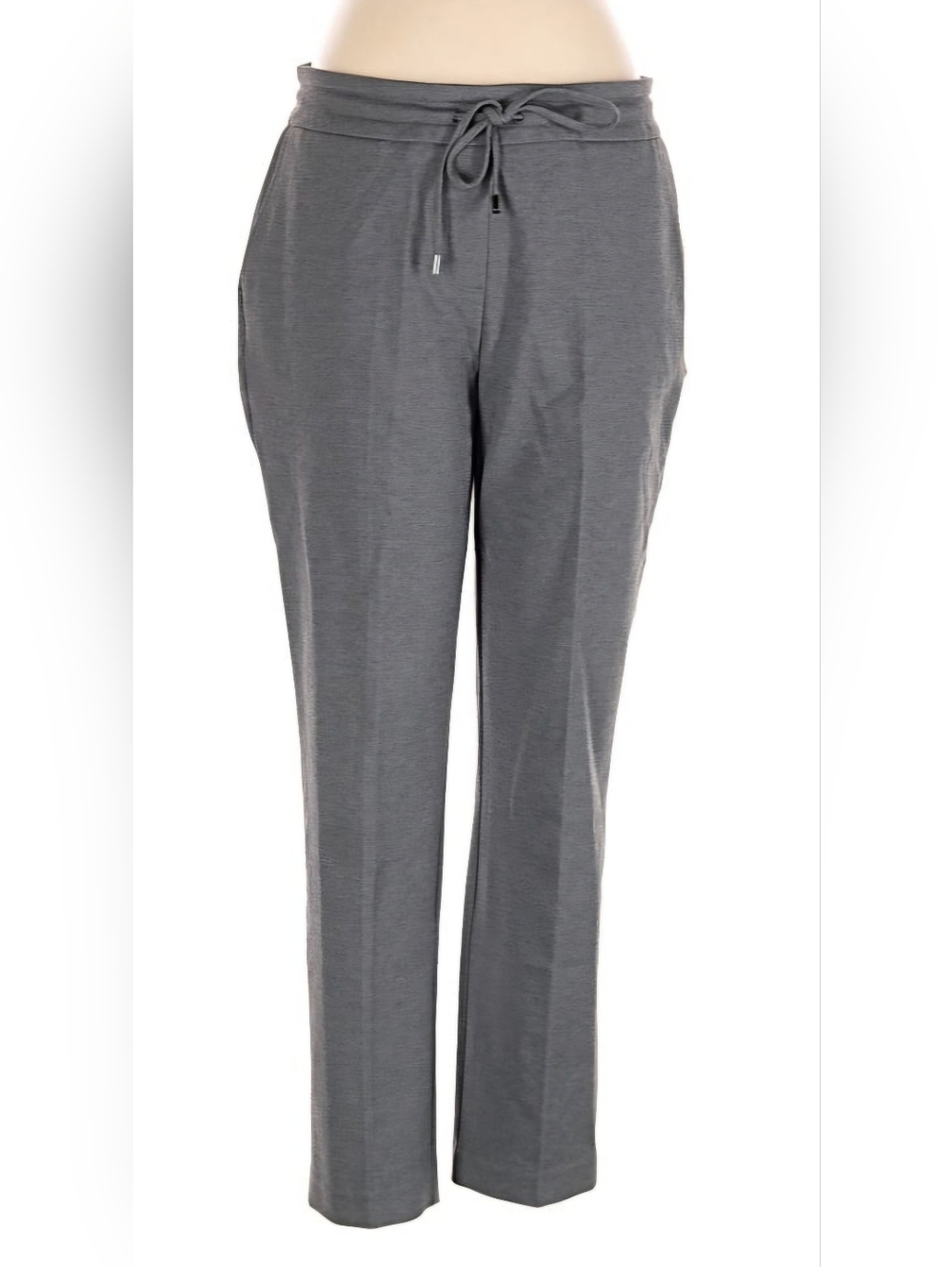 Dalia Slate Gray Pull-On Trousers